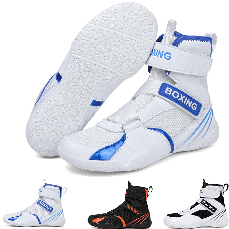 

Women's and men's boxing boots, wrestling shoes, combat sports shoes, fitness equipment, training youth combat boots