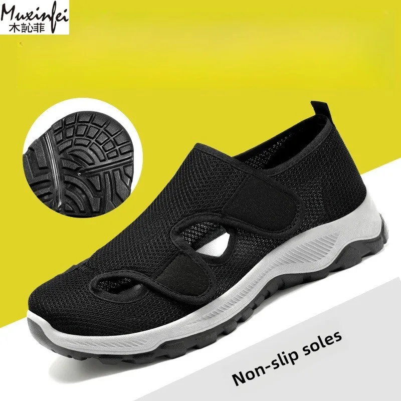 Women's Summer Shoes New Casual Hole Shoes with Adjustable Breathable and Comfortable Sandals for Women Cheap Shoes Clearance