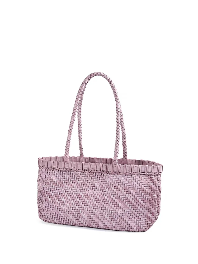 New Fashion Retro Handwoven Tote Genuine Leather Women Bag\Handbag Simple Designer Real Leather Lady Underarm Shoulder Bag 2026