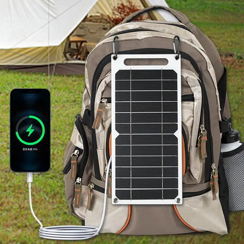 Photovoltaic Solar Panels Small Portable Solar Charger Panel Energy-Saving Charging Tool for Mobile Phone Charging Heating Tea