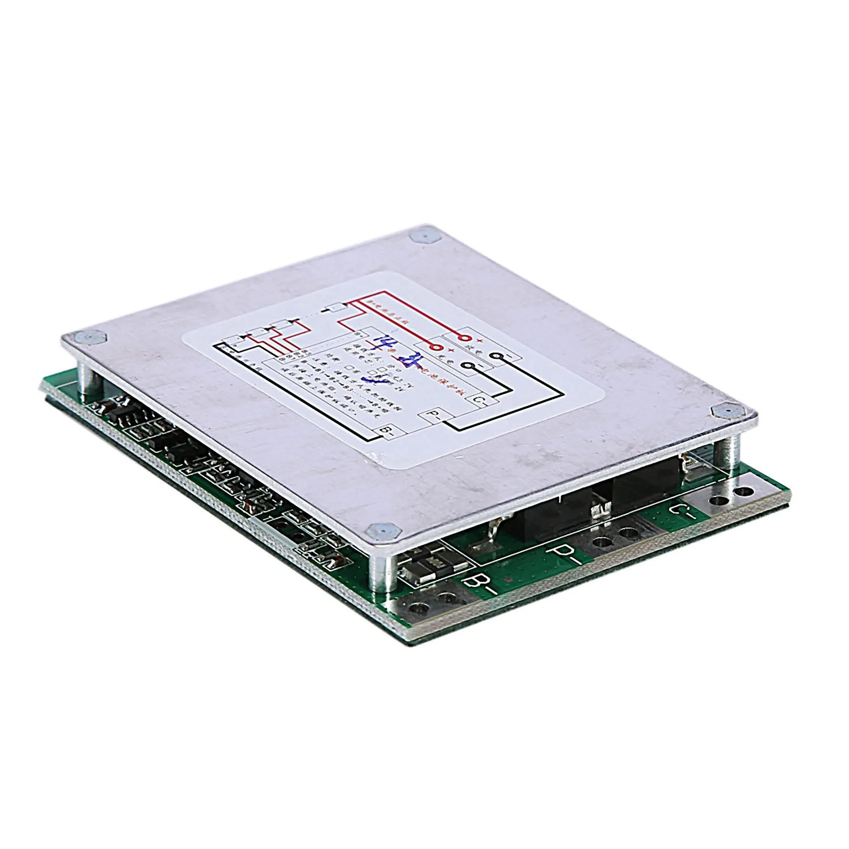 ABZZ-Replacement Parts Silver & Green Protection Board Li- Lipolymer Battery BMS PCB Board For E-Bike Escooter