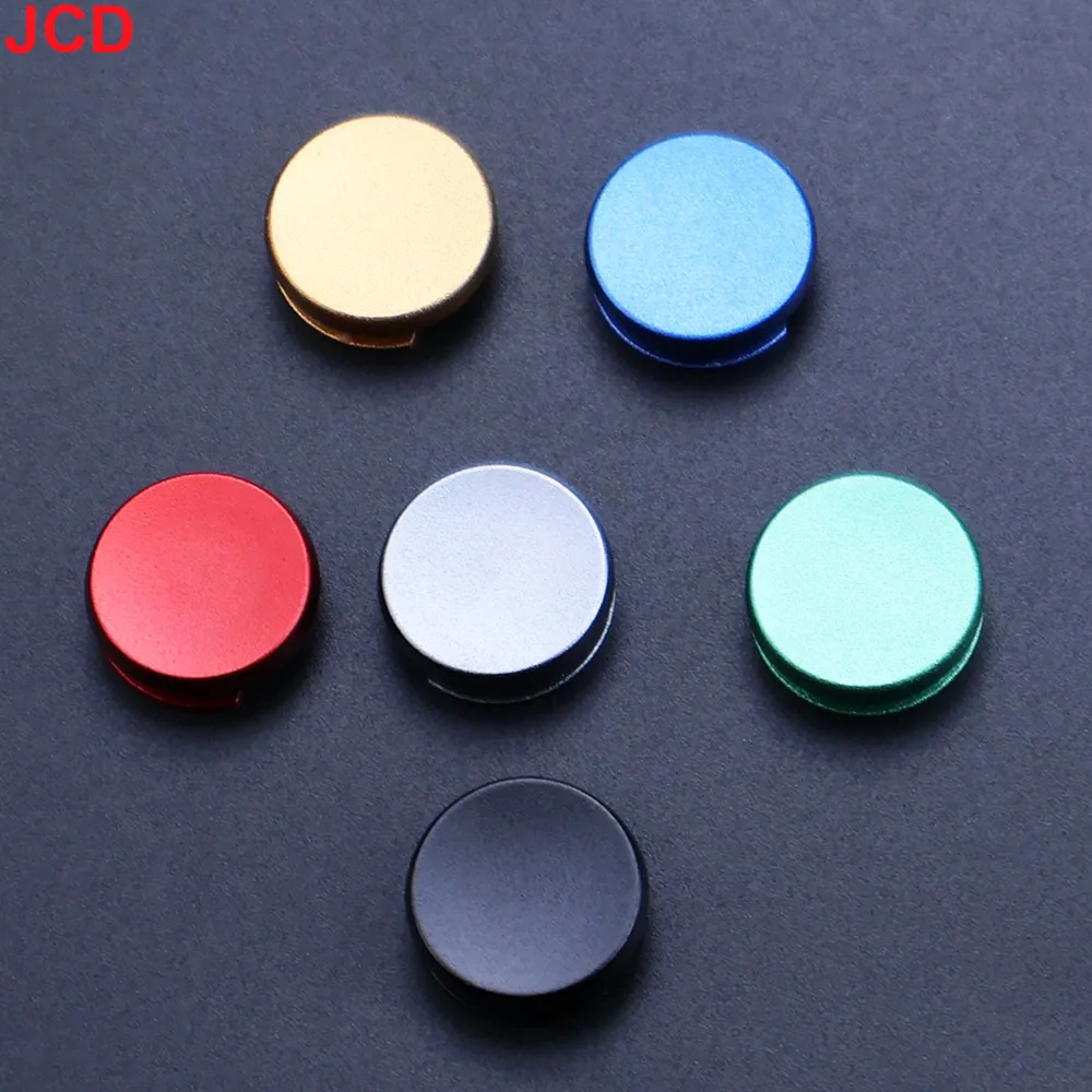 JCD 1Pcs Metal Buttons For 3DS 3DSXL 3DSLL Analog Controller Stick Cap 3D Joystick Cap For New 2DS 3DS LL XL Thumbstick Button