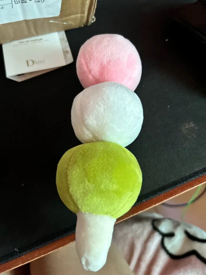 16 cm Anime Sanshoku Dango bambola di peluche gioco cosplay ciondolo giocattolo farcito decorazione per vestiti zaino regalo