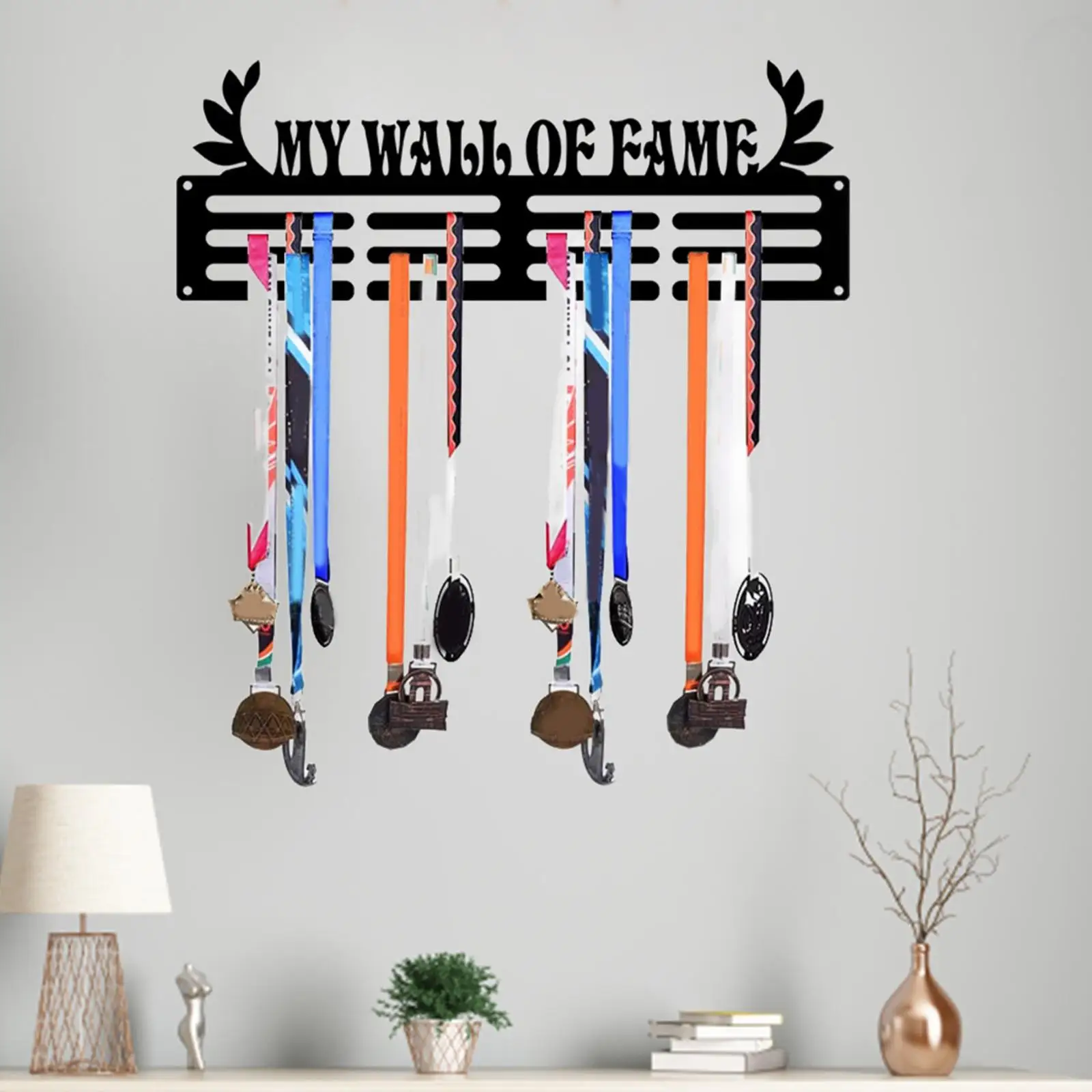 Medal Hanger Wall Mounted Medal Holder Running Medal Hanger for Sports Race Runner Gymnastics Plaques Sports Award Sports Medals