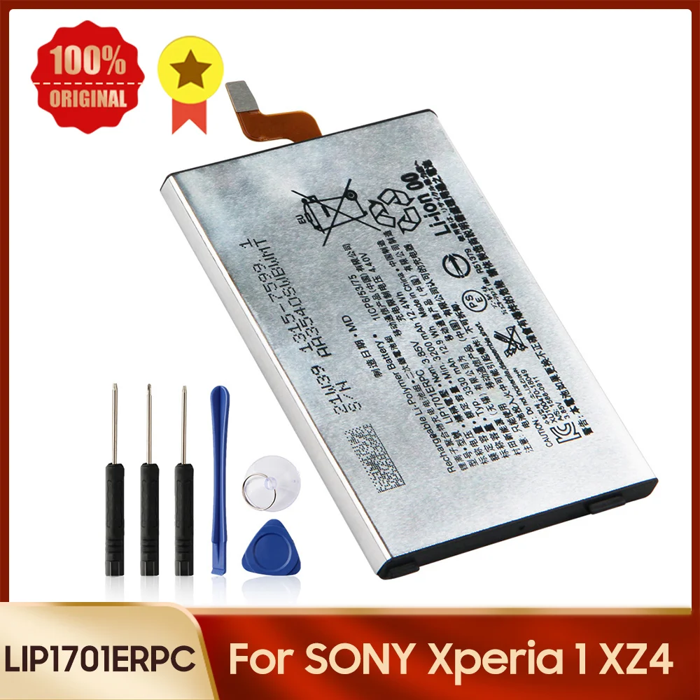 

New Replacement Battery LIP1701ERPC For Sony Xperia 1 XZ4 XZ 4 J9150 J9110 J8170 J8110 3200mAh