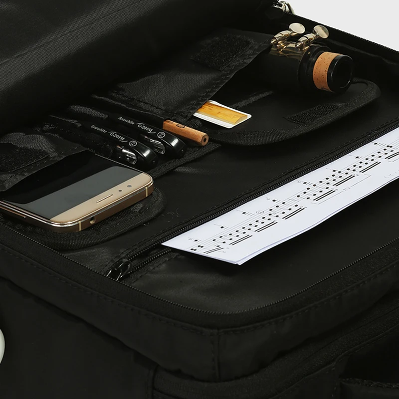 

Black Multifunctional Clarinet Backpack Hand Bag Double Clarinet Pack 2 Clarinet case A+bB
