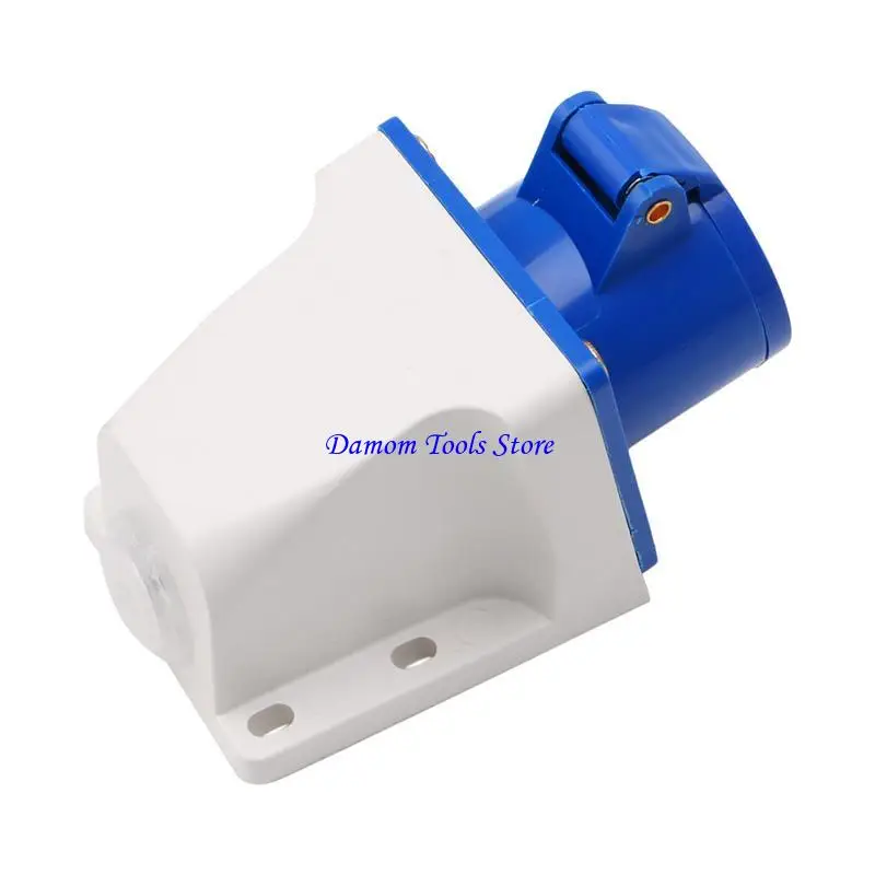57BE 16 AMP 3 PIN PLUT Industrial Plug 220-250V Weathprofling IP44 2P+E 3PHASE 16A