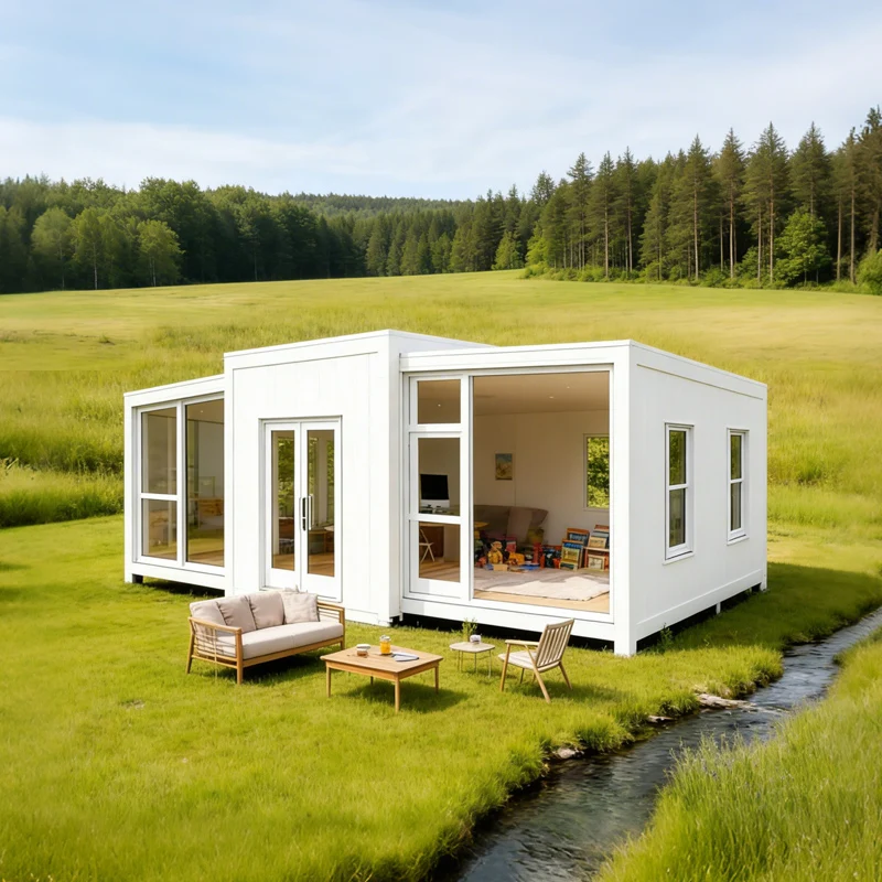 Prefabricated Modular Container House 20ft 40ft Expandable Home for Project Housing and Living Solution
