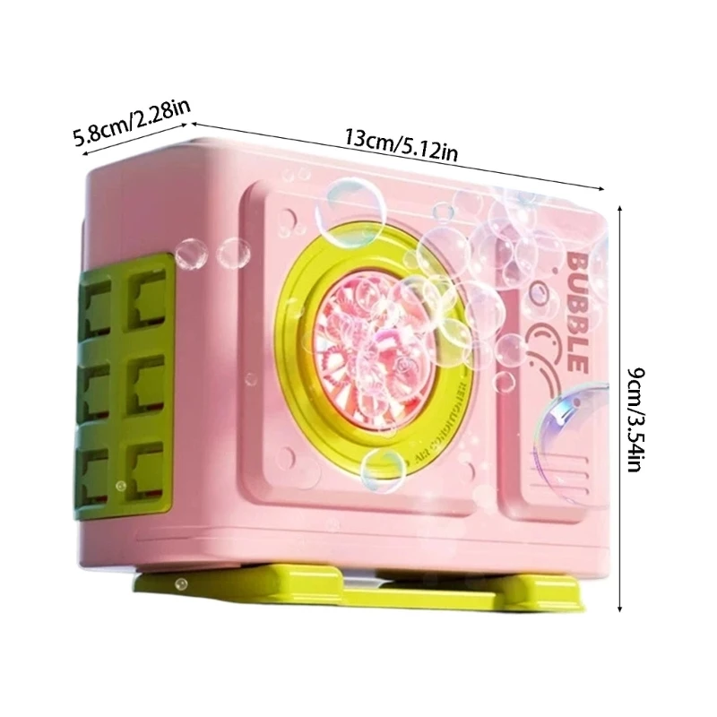 Automatic Bubble Machine Toy with Remote Control for Child and Families, Outdoor Party Bubble Blower for Backyard Party 15UB