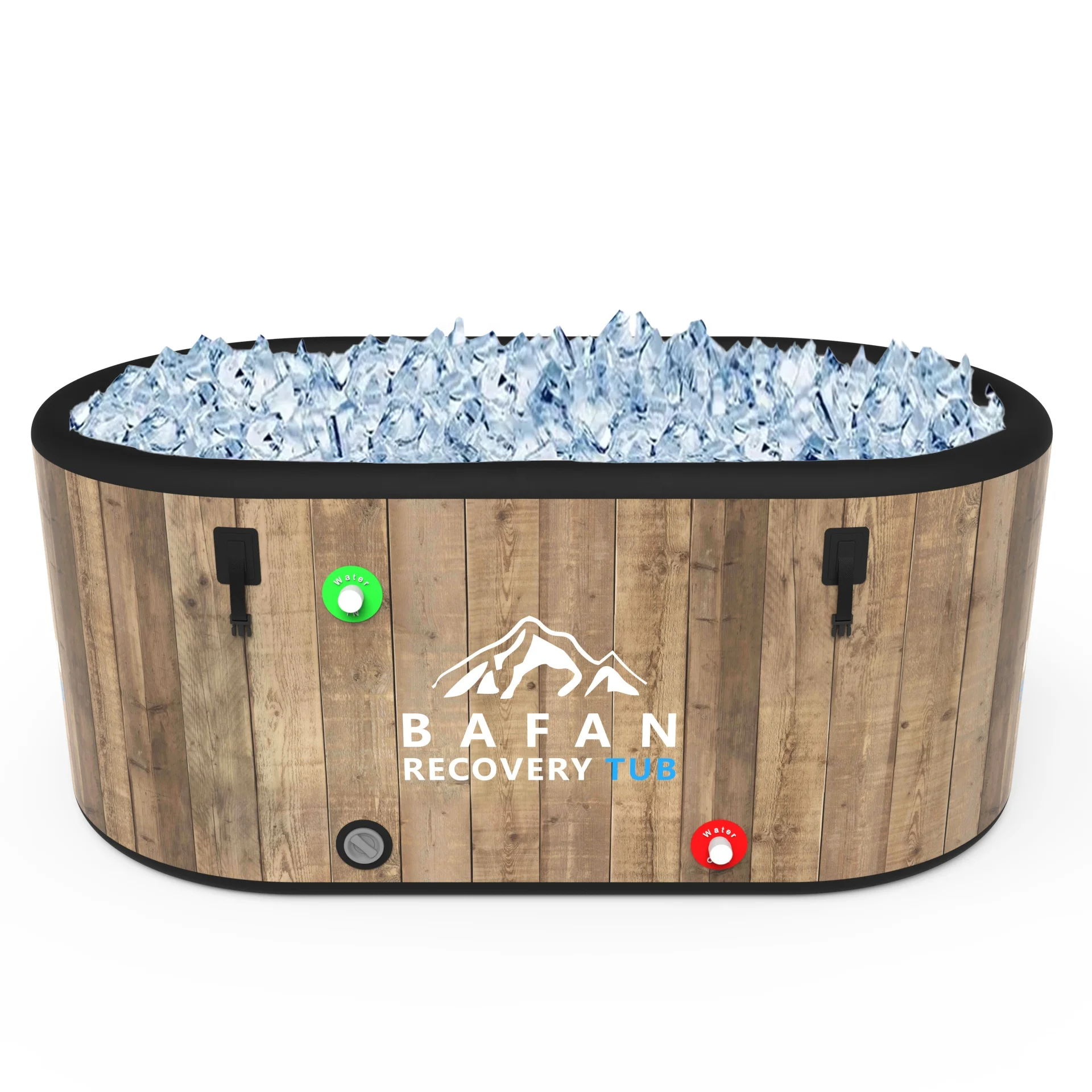 

Надувная ванна BAFAN Exclusive Modern Design для холодных процедур, портативная, для восстановления после нагрузок, из ткани Drop Stitch, для вилл.