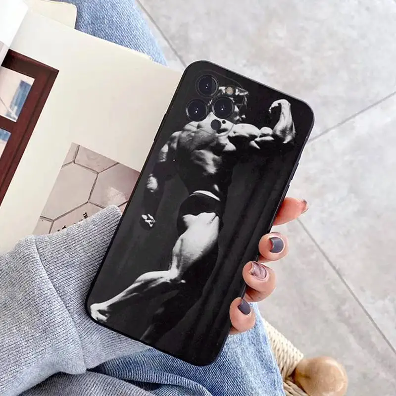 Bodybuilding Gym Phone Case For iPhone 14 11 12 13 Mini Pro Max 8 7 6 6S Plus X SE 2020 XR XS Funda Case