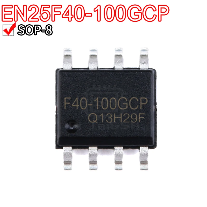 10PCS EN25F40-100GCP SOP8 F40-100GCP Small volume SOP-8