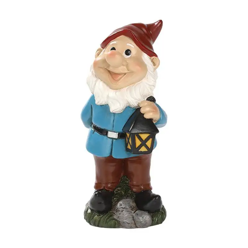 Funny Resin Garden Gnome Statue Cartoon Naughty Dwarfs Figurines Harmless And Waterproof More Realistic Perfect Gift For Family