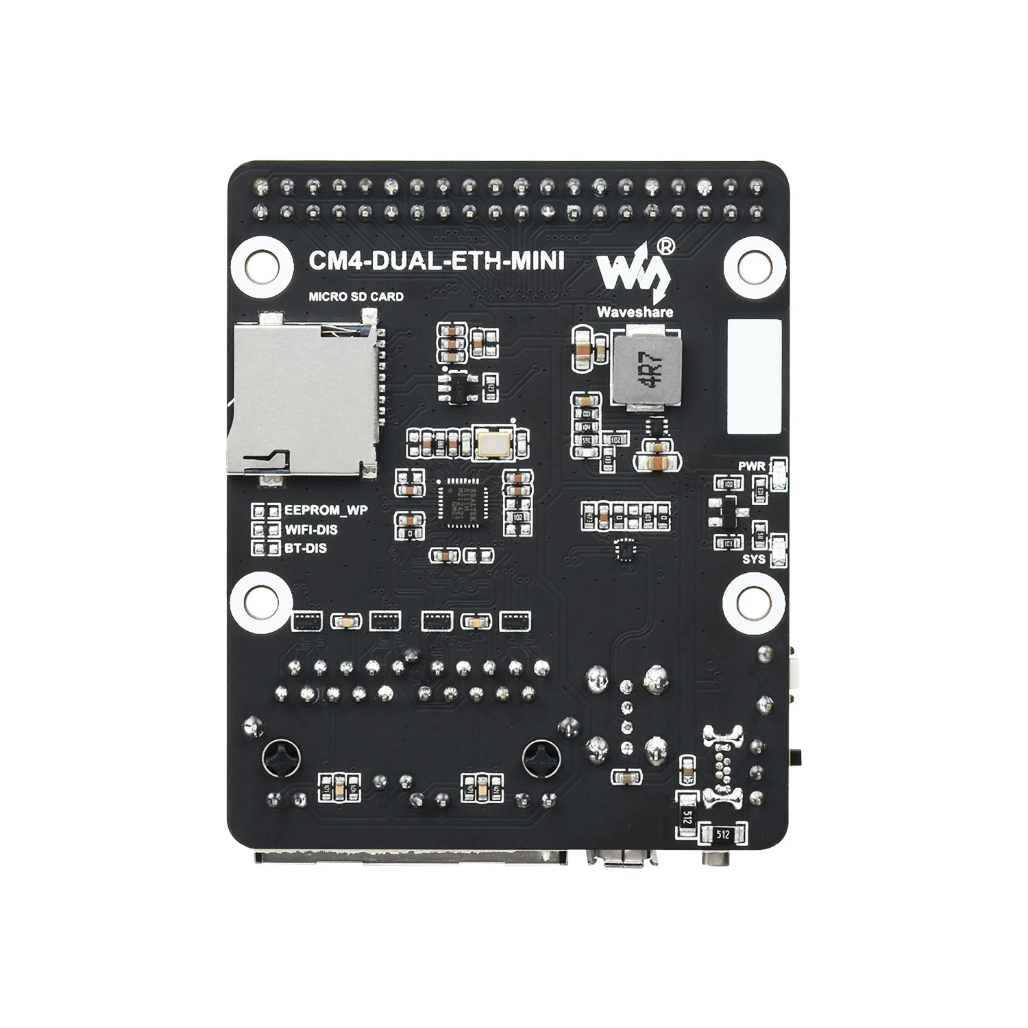 Mini Dual Gigabit Ethernet GPIO Expansion Base Board Kit for RPI Raspberry Pi CM4 Compute Module 4 Lite