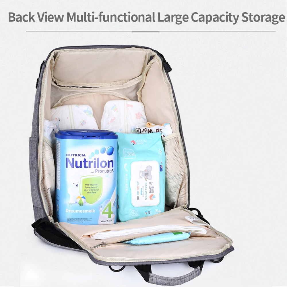 Insular Baby Diaper Backpack Mother Tote Bag Baby Nappy Changing Bags Large Capacity Maternity Mummy Baby Travel Stroller Bags