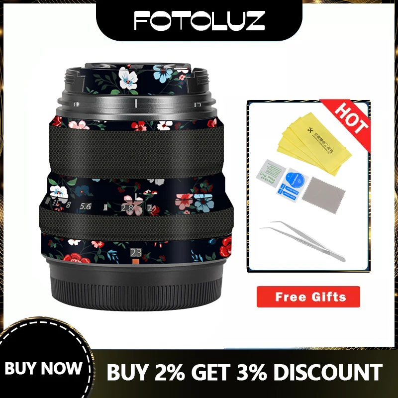 XF23mmF2 Lens Skin Fashion Classic Skin Camera Sticker Anti-scratch Protector Film For FUJIFILM XF23mmF2 Cover Decal