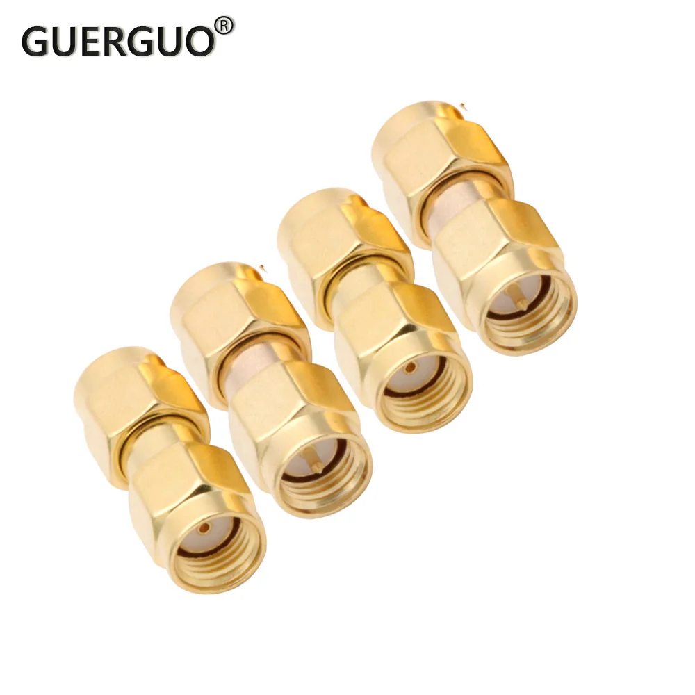 100PCS SMA Adapter Assembly SMA Male to RP SMA Female Jack Straight Right Angle  RF Coaxial GPRS WIFI 3G 4G 5G Adapter Anten
