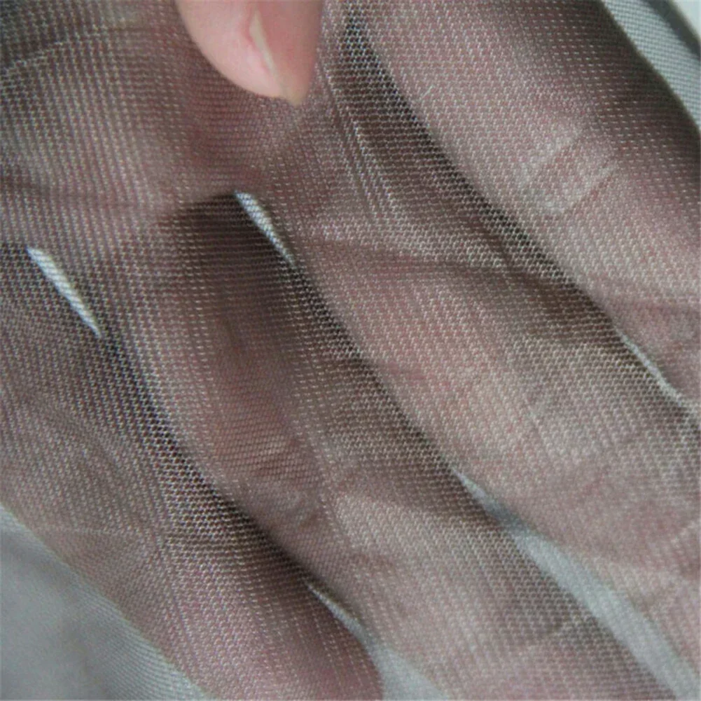 Conductive Grid Silver Fiber Fabric Mesh for Faraday Cage Application Effective Shielding for Cell Towers and Microwave Signals