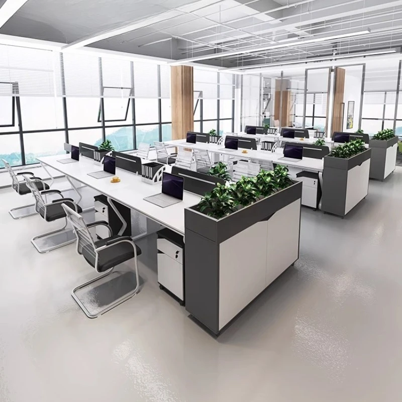 Комбинация офисного стола и стула, многофункциональная, удобная, современная, простая, без компьютера, рабочая станция, офисный стол.