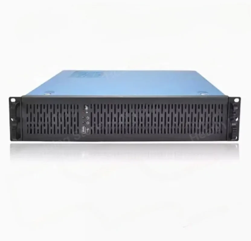 2U rack PC power supply short, 380MM compact security monitoring video storage MATX industrial control hard disk case