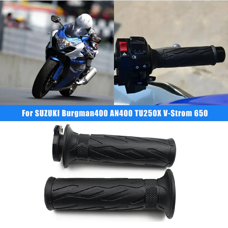 Motorcycle Grips For SUZUKI Burgman400 AN400 TU250X V-Strom 650 DL650 GSX-R600 GSX-R750 GSX-R1000 K1 K3 K4 K5 K6 K7 K8 K9 K11