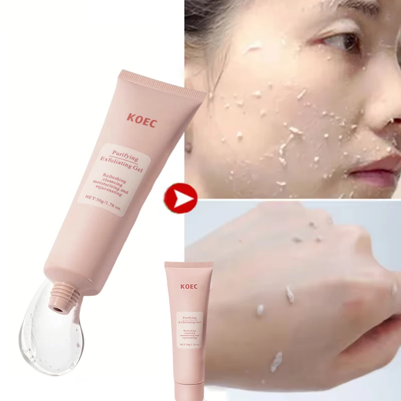 

Отшелушивающий гель, глубоко очищающий, увлажняющий, отшелушивающий гель для лица и тела, косметические средства для кожи, 50 г/1,76 унции