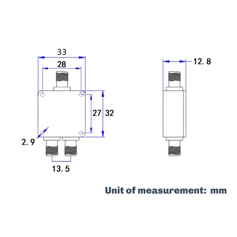 ELECT-2-8 Ghz N タイプ SMA RF マイクロストリップ電力分配器アンプ 2000-8000Mhz スプリッター コンバイナー