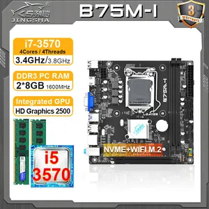 SZMZ B75 PC Plate Mother Game Kit with Core I5 3570 2*8GB DDR3 Plate Mother LGA 1155 with processor and LGA155 Set processor and memory. (If you buy a warehouse in Brazil, it's free of taxes) 8 Main Sales Plate Mini Itx - №8