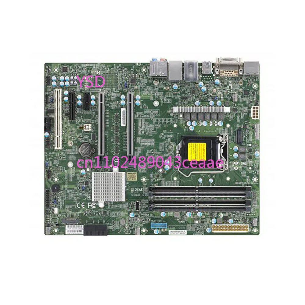 

Материнская плата Supermicro для рабочих станций LGA-1200 W-1200 W480 4*SATA3 M.2, идеальное тестирование, отличное качество, X12SAE
