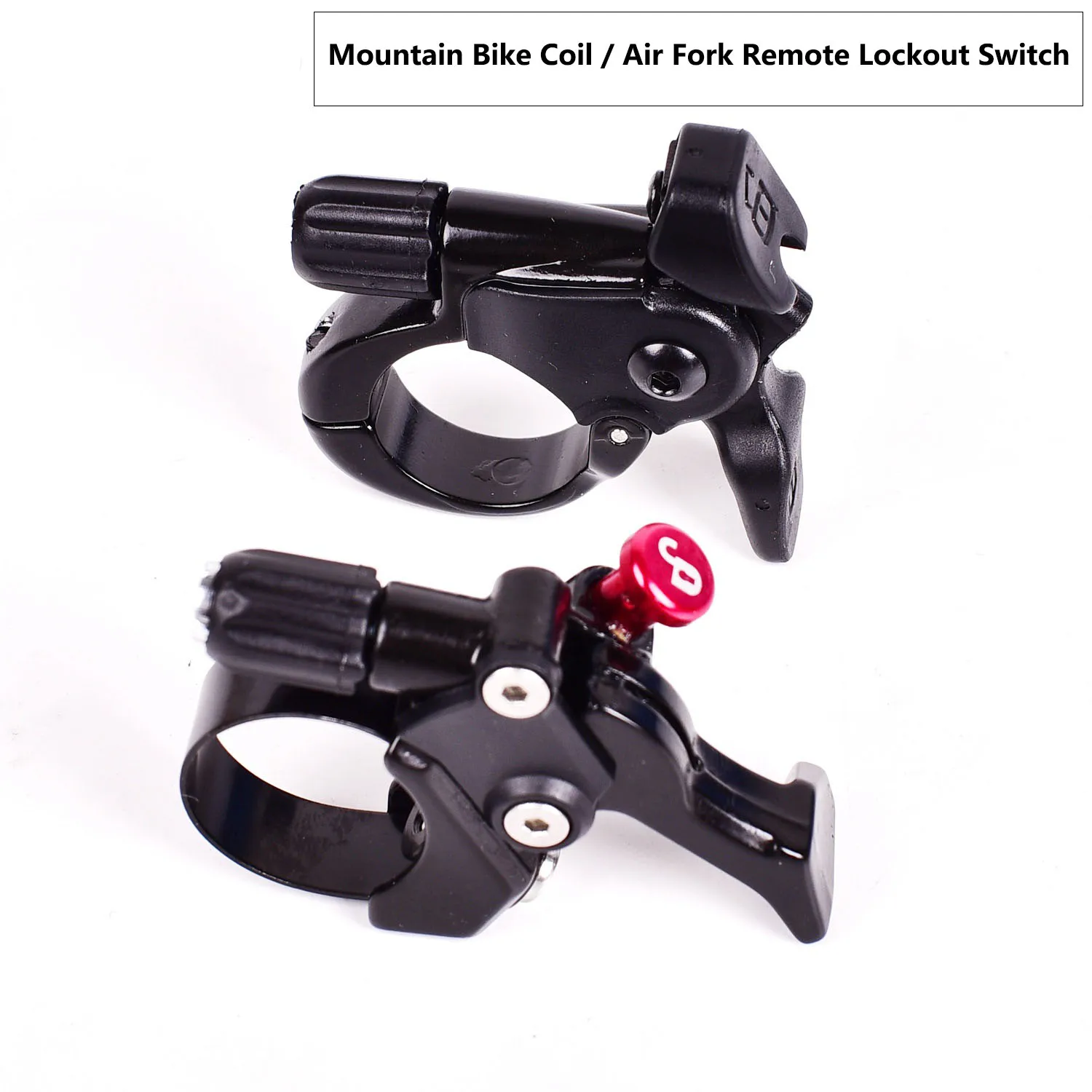 

MTB Fork Remote Lockout Switch, Aluminum, 56g, 22.2mm Bar, Universal for UDING/SUNTOUR/ROCKSHOX/MANITOU