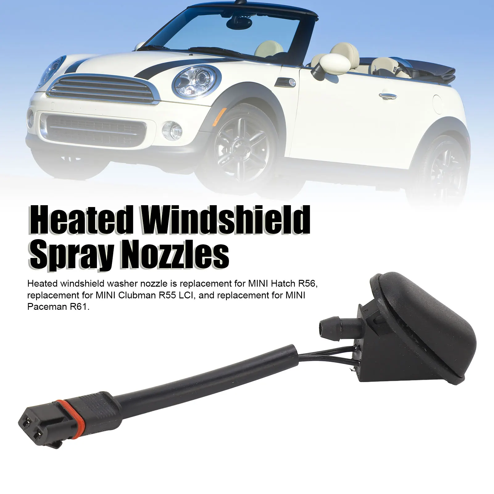 Heated  Spray Nozzles 2755722 Stable Easy Use Rugged  Washer Spray Nozzles Jets Anti Crack for Paceman R61