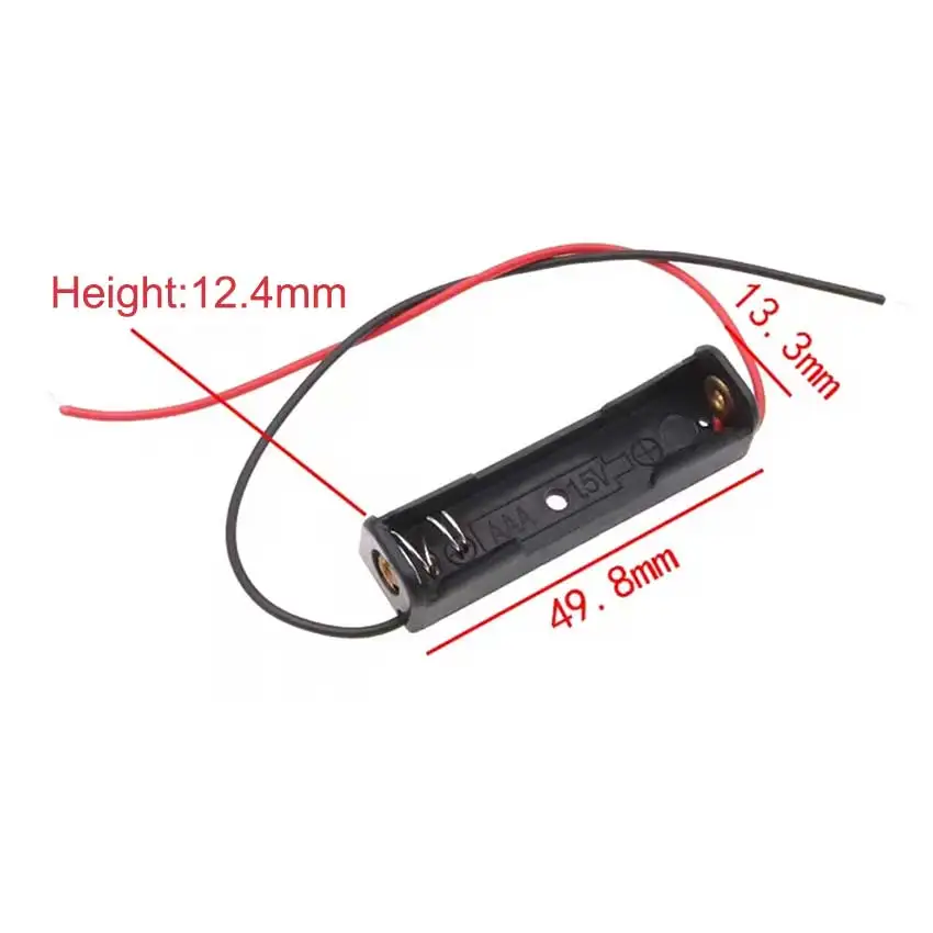 JCD 1/2/3/4/6/8 Slot AAA Batterie Fall AAA Batterie Box AA Batterie Halter Buchse AAA DIY Führt Mit 1 2 3 4 6 8 Slots