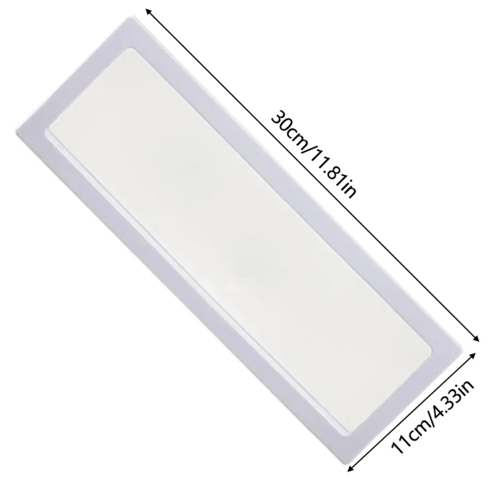 Plastic Transparent Square Frame Storage Box 14x14cm