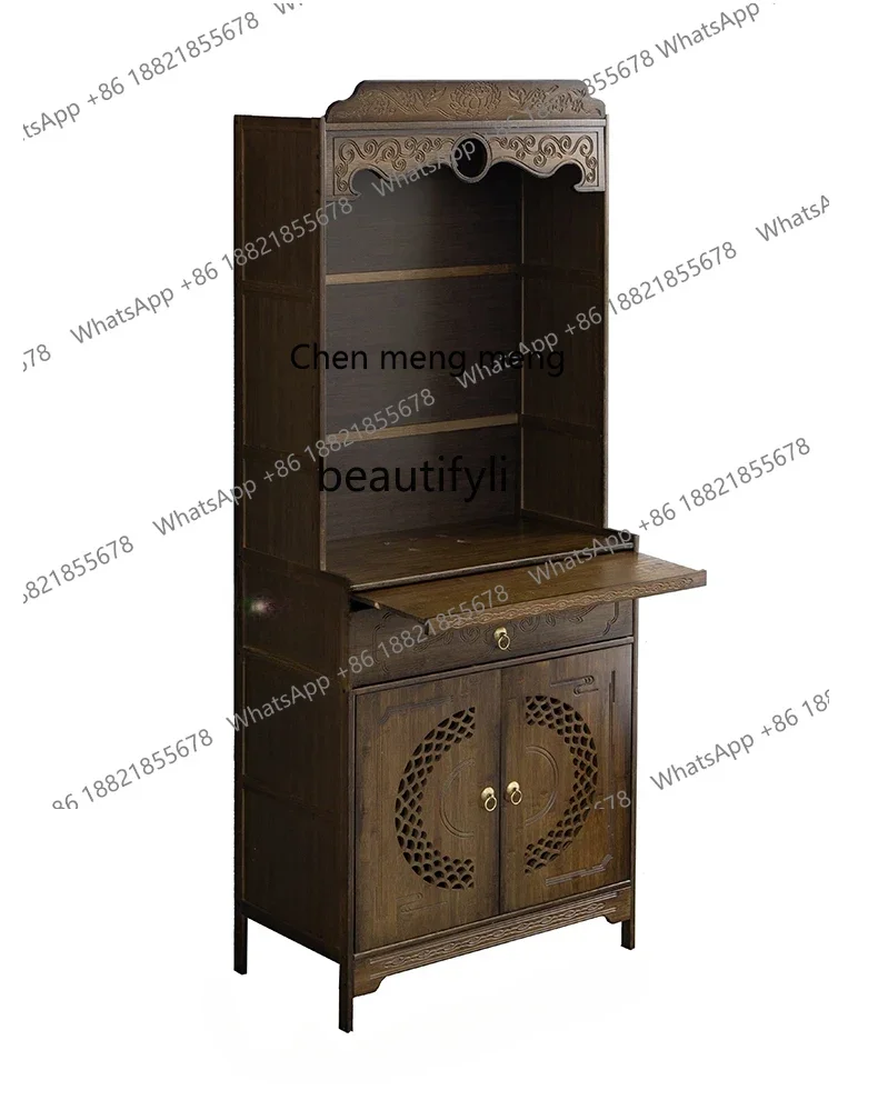 D178 Y Shrine Home Clothes Closet Modern Minimalist Chinese Style Buddha Cabinet God Bodhisattva Worship Incense Burner Table