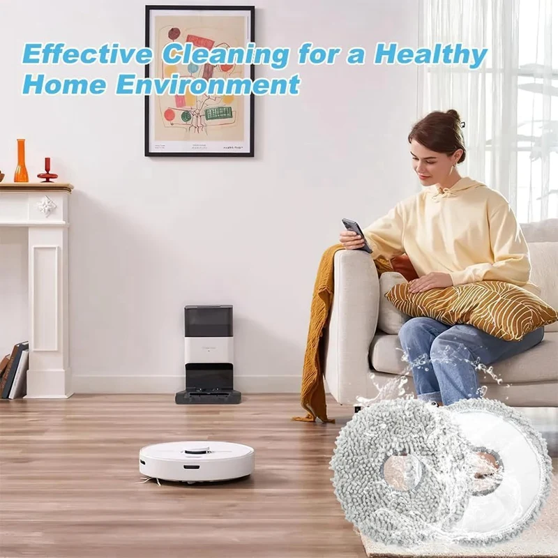 BAAG-Mop Panno Pad Per Dreame L10 Ultra / L10s Pro / L10s Ultra / L10 Prime / L20 Ultra/X10 Parti Per Aspirapolvere