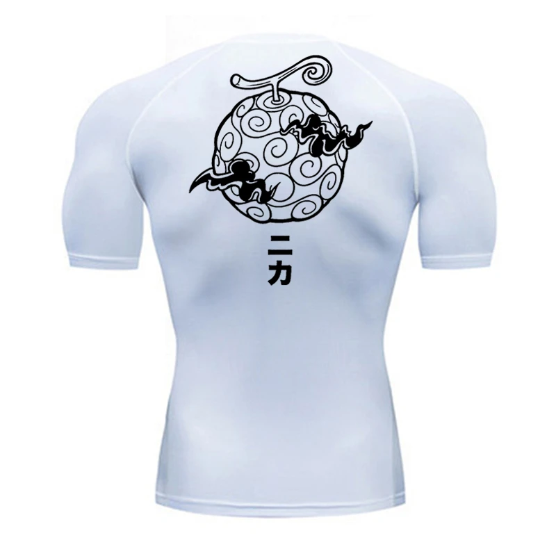 Graphic Short Sleeve Compression Shirt for Men Summer Athletic Quick Dry Tshirt Gym Workout Running Tees Tops Sporty Baselayers