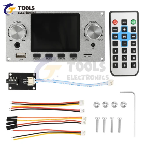 Módulo de placa de decodificación de Audio sin pérdidas, pantalla TFT a Color de 2,8 pulgadas, compatible con reproductor de salida de Audio Digital I2S, llamada USB TF