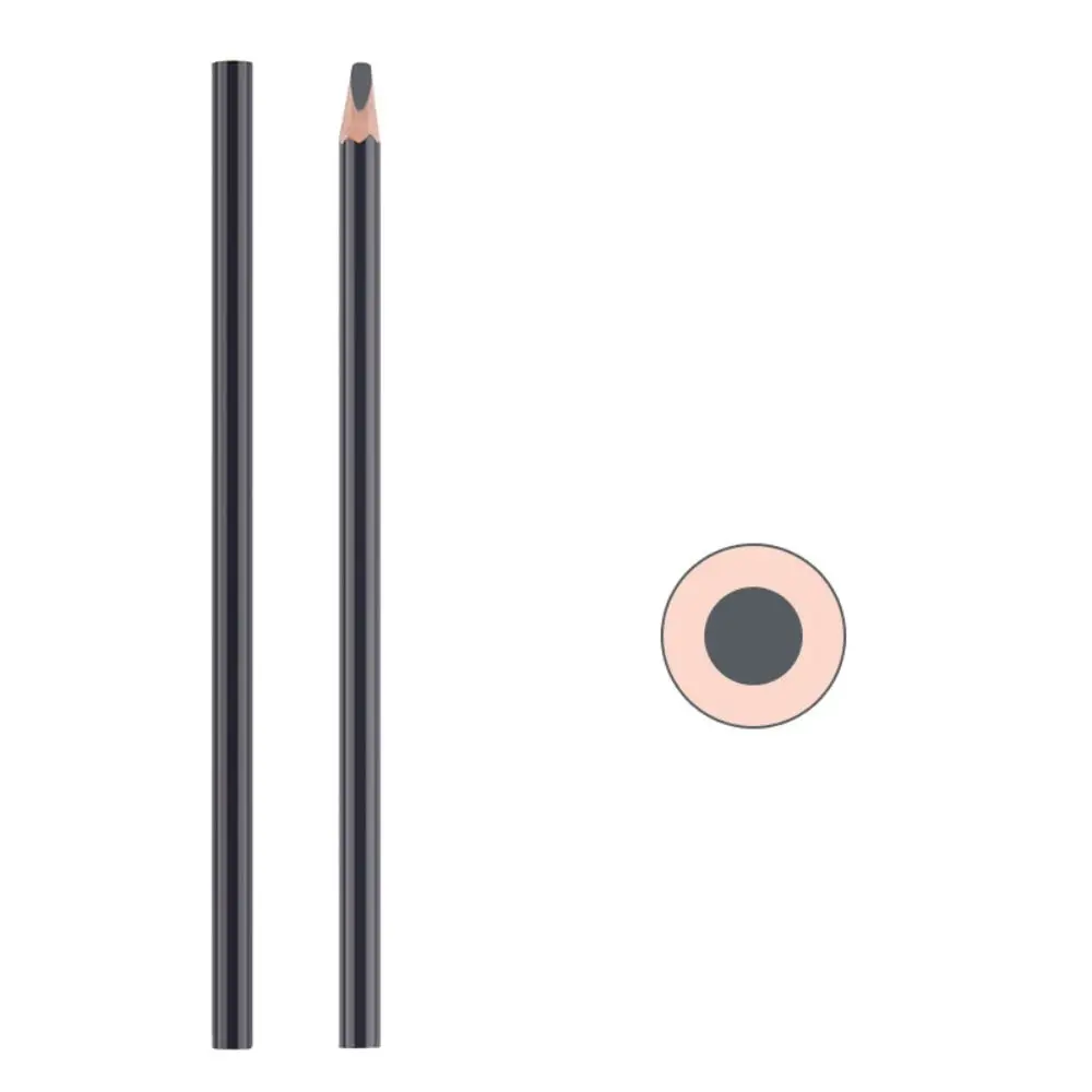 6 Colors Wooden Eyebrow Pencil Red Blue Black Brown Permanent Eyebrow Tattoo Pen Lip Liner Waterproof Microblading Marker Pen