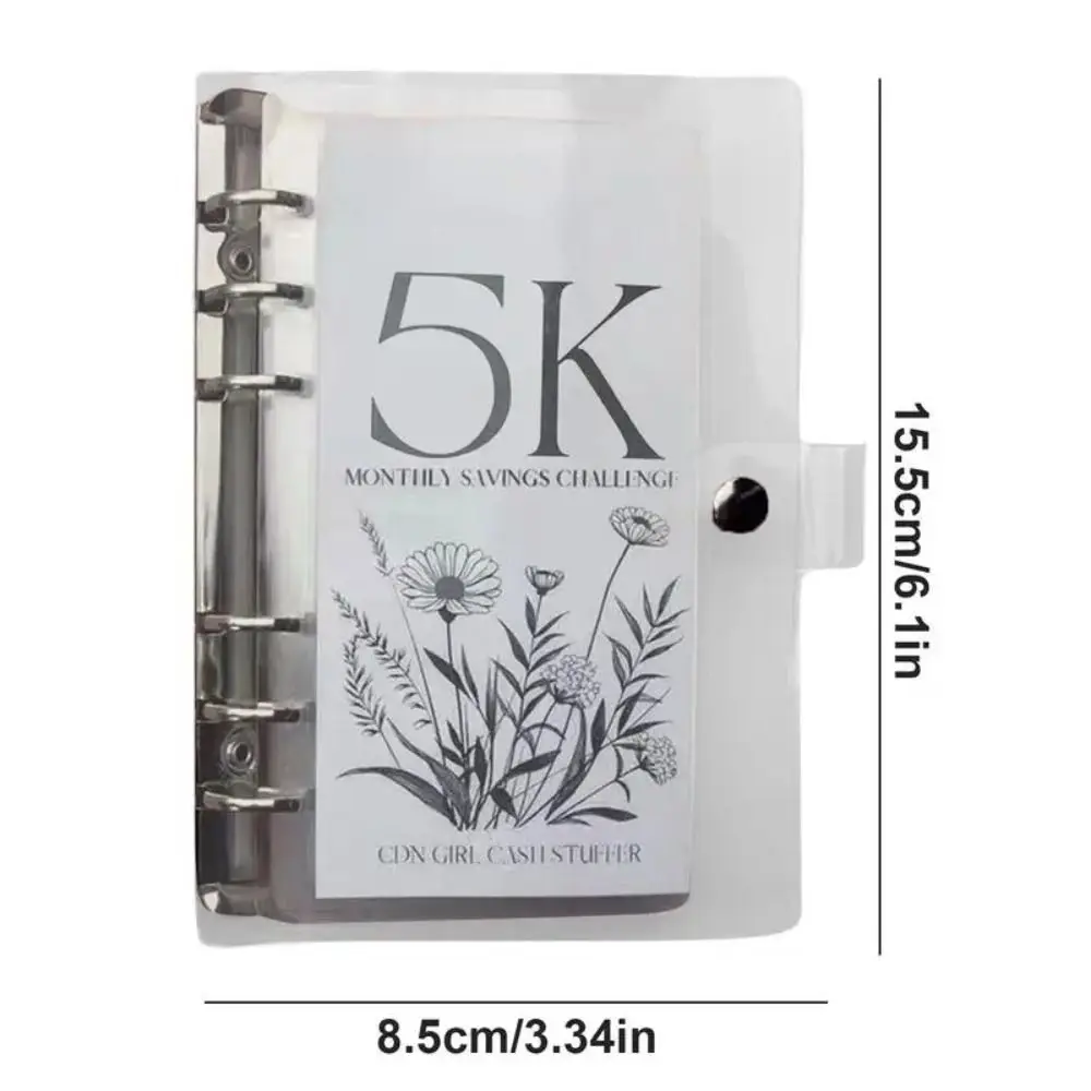 PVC-envelop Besparingen Uitdaging Binder Geld besparen Geld Budget Organizer Besparingen Uitdaging Notebook Gelabelde slots