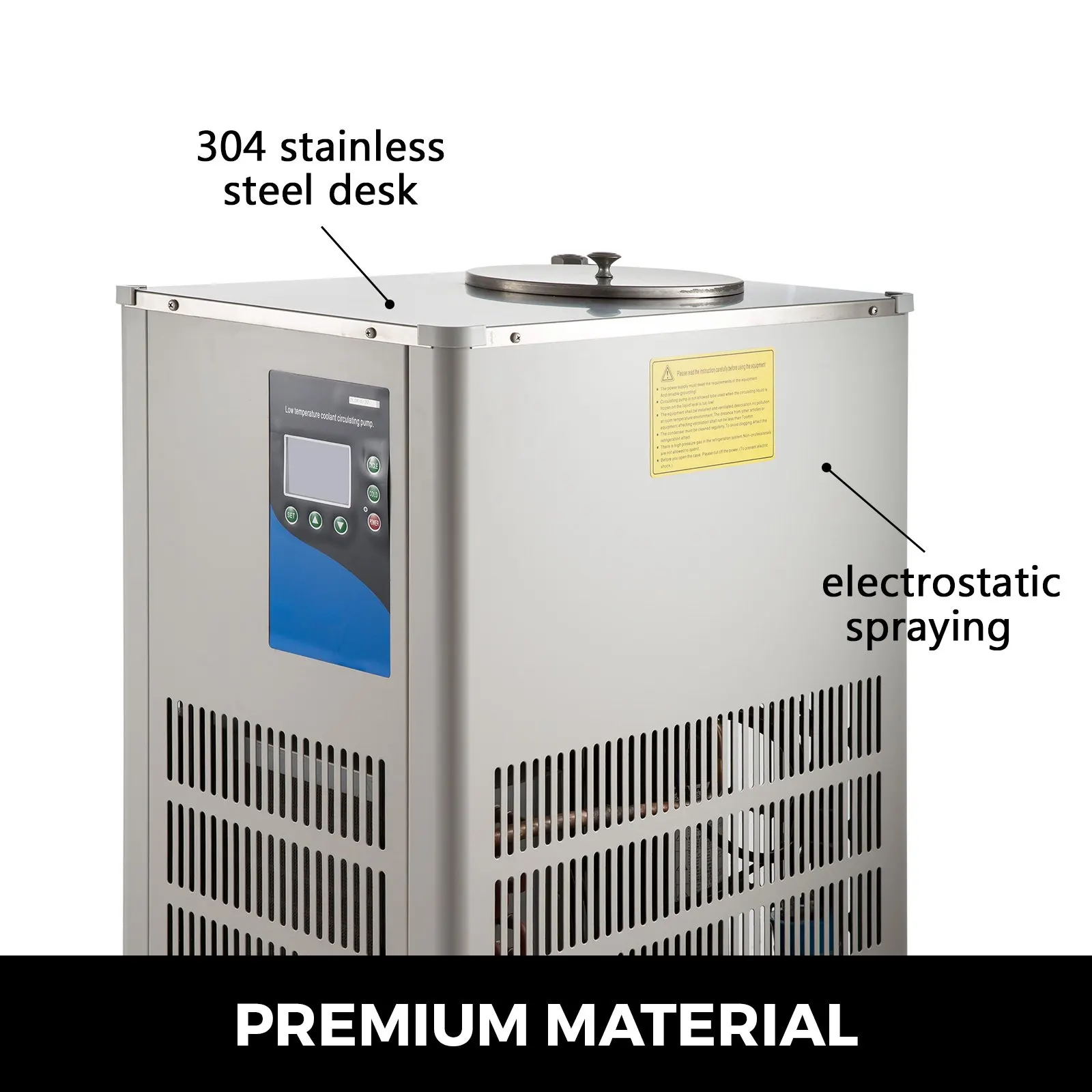Laboratory Chiller Circulator 5L Chiller Lab -20 ℃   Low Temperature Cooling Liquid Circulator Pump Chiller Lab Recirculating Chiller Water Bath Recirculating Water Cooling Chiller