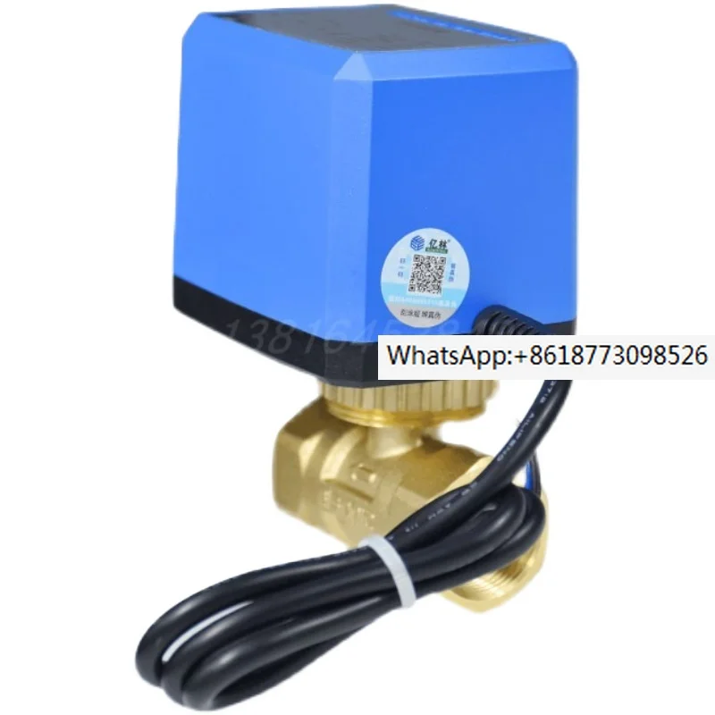 DF Series Electric Ball Valve Brass Internal Thread Two way Valve Three Wire Two Control One Control Fan Coil Unit