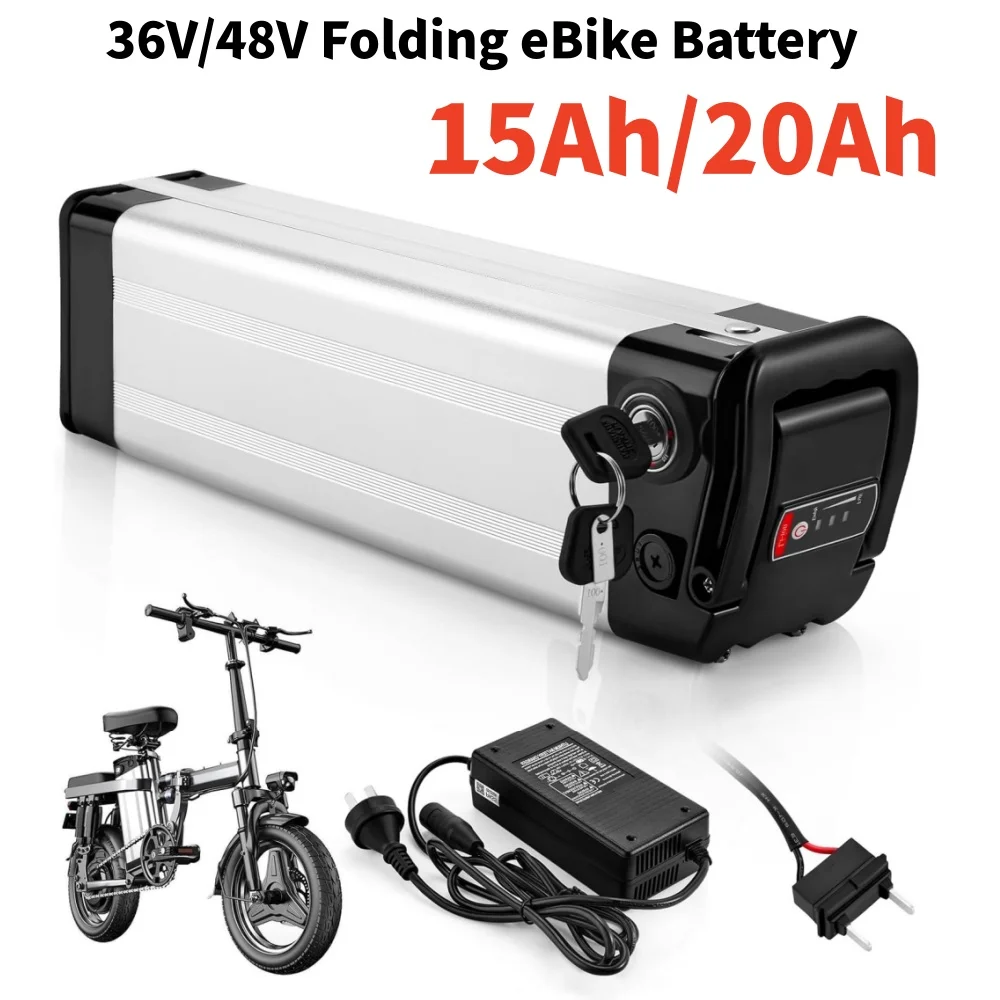 

36V/48V 15Ah 20Ah 1000W 750W suitable for silver fish lithium-ion battery 36V lithium-ion battery pack with charger