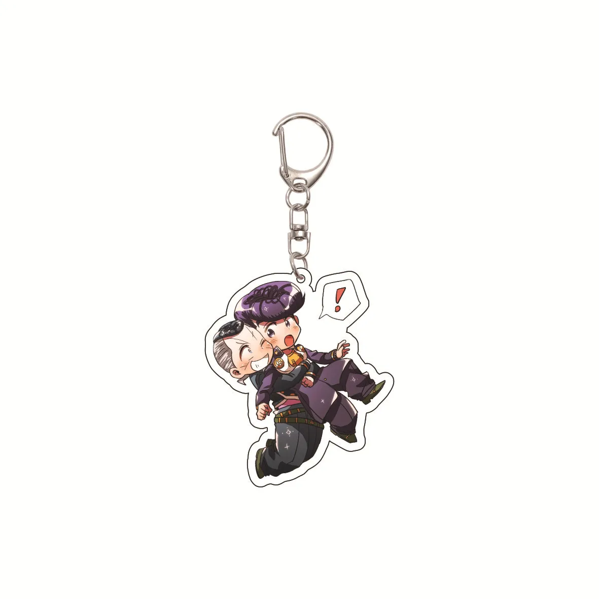 55MM Anime JoJo's Bizarre Adventure Keychain Higashikata Josuke