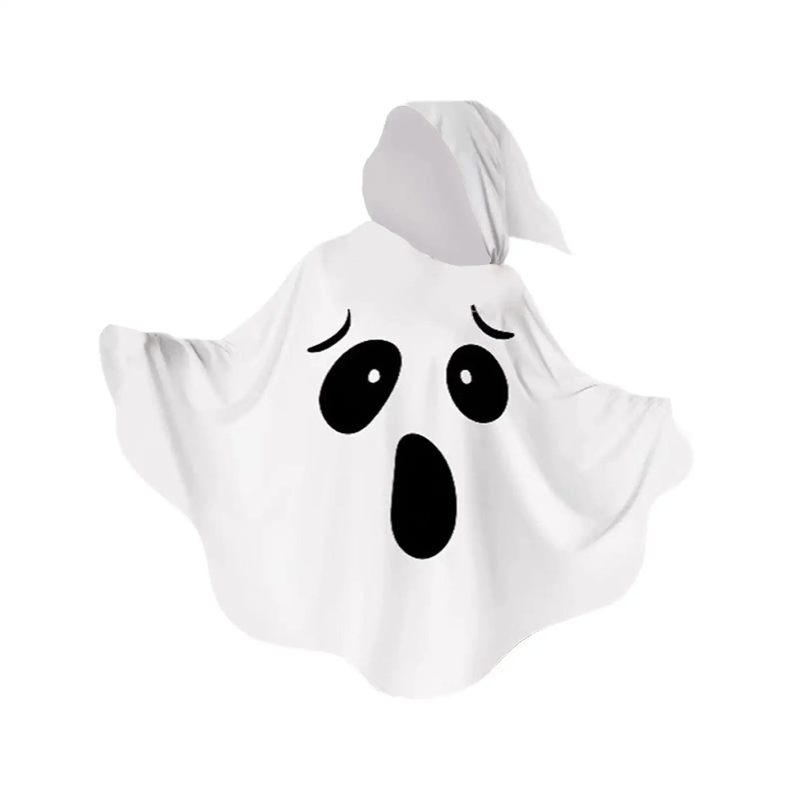

Halloween Ghost Costume Cute Hooded Cape for Stage Performance Role Playing
