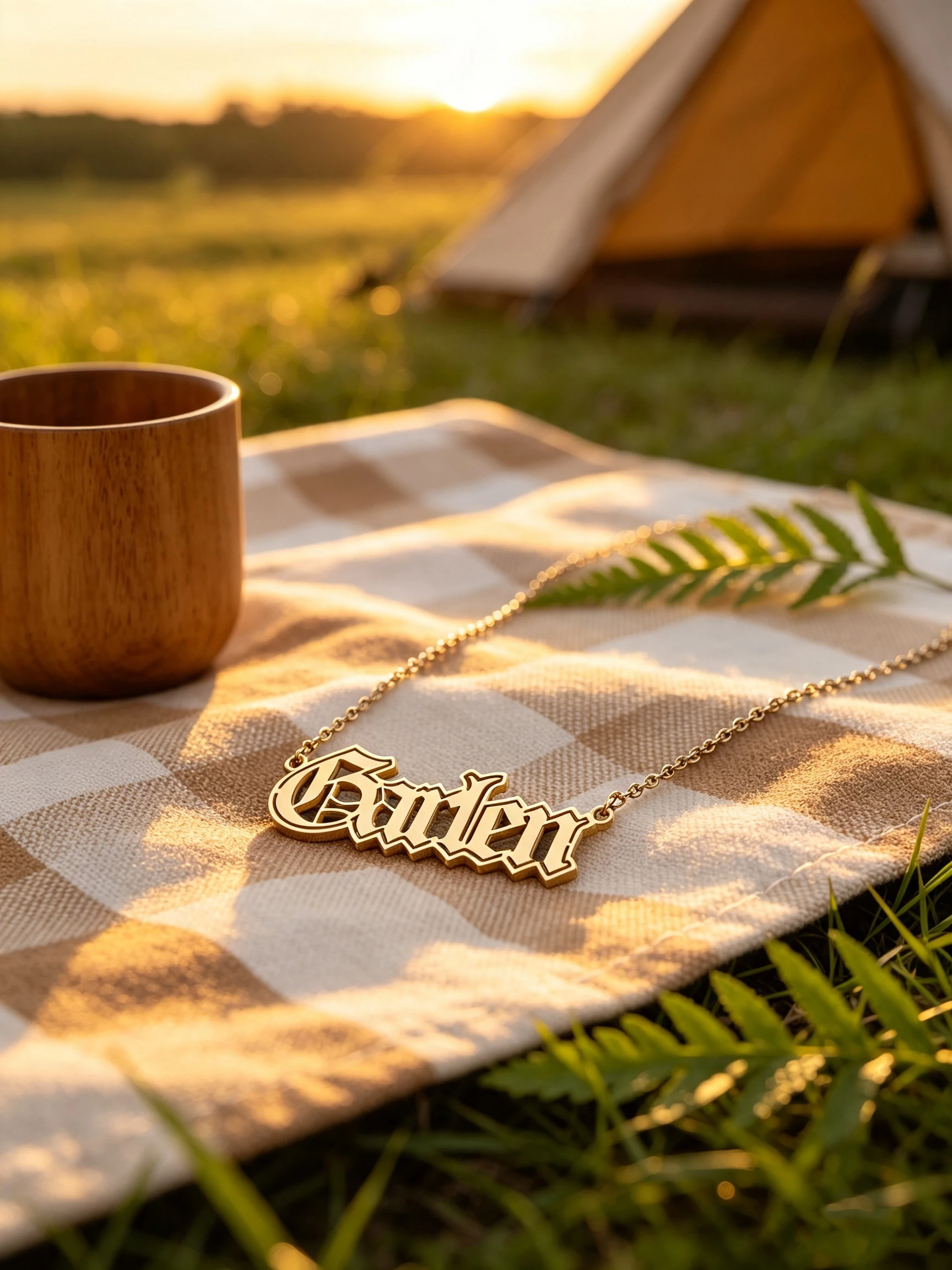 Custom Gothic Name Necklace Personalized Nameplate Choker Bespoke Old English Letter Necklaces For Women Stainless Steel Jewelry
