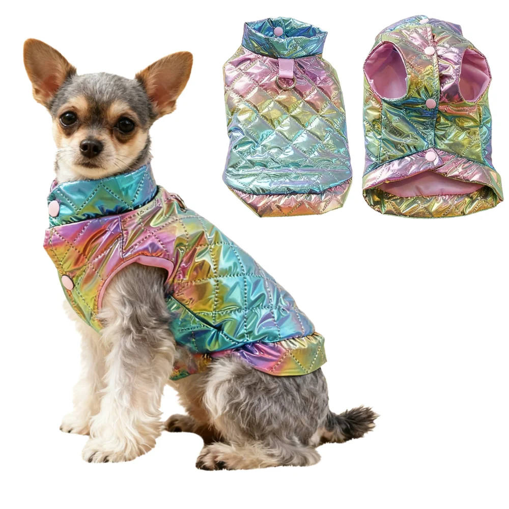 

Autumn Winter Pet Dog Clothes For Small Medium Dogs Cat Waterproof Warm Puppy Jacket Vest French Bulldog Yorkshire Coat Outfits