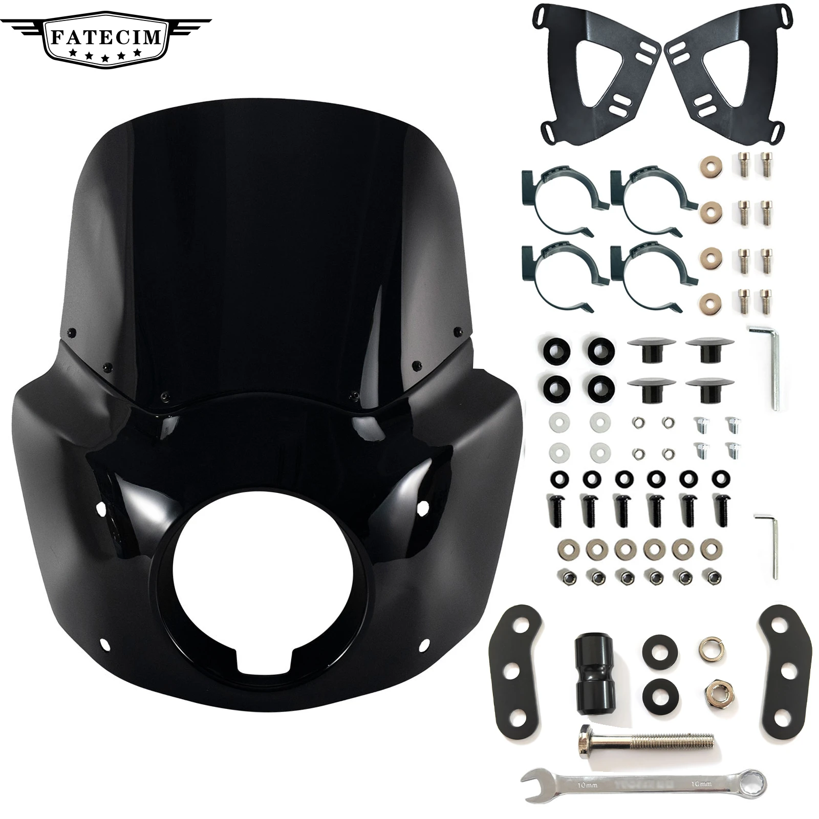 11-Zoll-Motorrad-Frontverkleidung für Road Warrior Verkleidung, individuell für LOW RIDER S FXLRS 2020–2024
