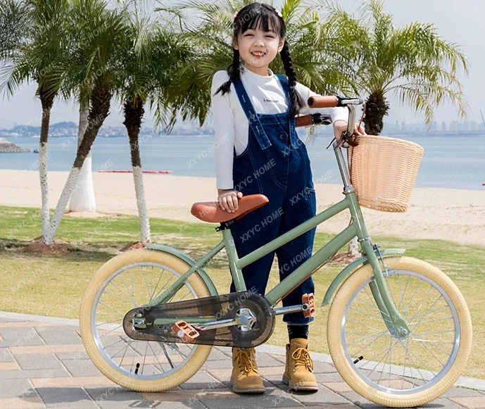 Middle and Big Children 8 to 15 Years Old Boys and Girls Spring Outing Outing Student Bicycle 16 Inch 18 Inch 20 Inch