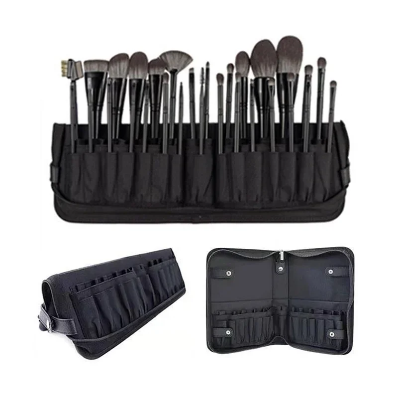 Frauen faltbare Make-up Pinsel Tasche Veranstalter weibliche Reise kosmetische Toiletten artikel Fall für Beauty-Tools Wasch zubehör Beutel – Detail 4