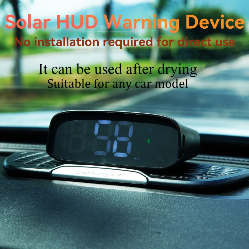 

HUDSpeed Display Odometer，Solar Energy Car Window Speedometer Projector，NumberGPSSpeedometer，Suitable for all vehicles，PassUSBCo